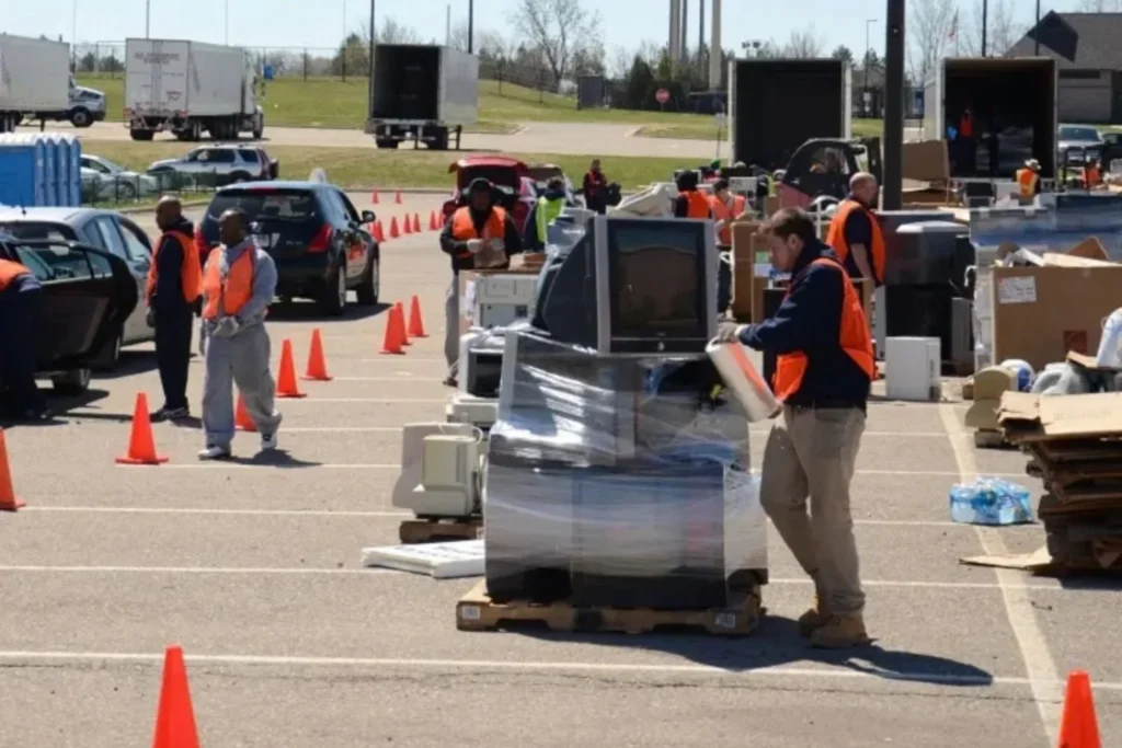 example of e-waste event